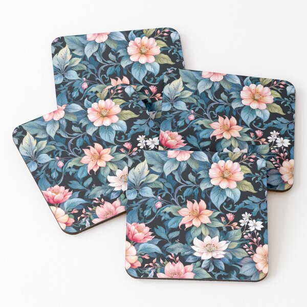 Item preview, Floral pattern with a dark background designed and sold by Shjamezlaush Milicevic.