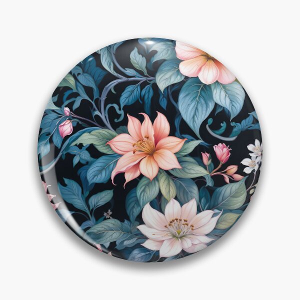 Item preview, Floral pattern with a dark background designed and sold by Shjamezlaush Milicevic.