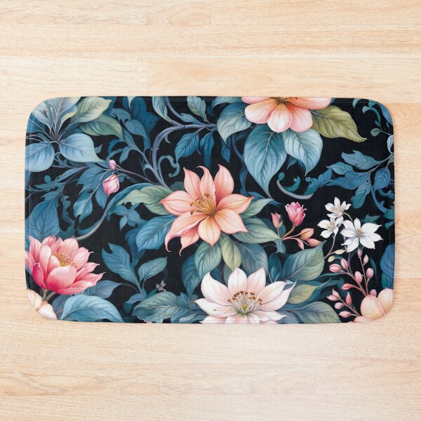 Item preview, Floral pattern with a dark background designed and sold by Shjamezlaush Milicevic.