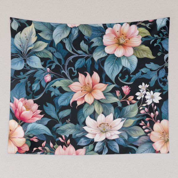 Item preview, Floral pattern with a dark background designed and sold by Shjamezlaush Milicevic.