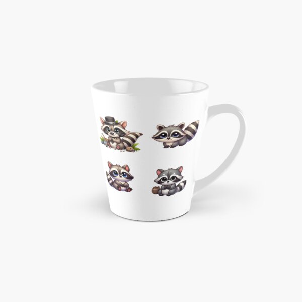 Item preview, sticker, cute raccoons designed and sold by Сплеск Snappy.