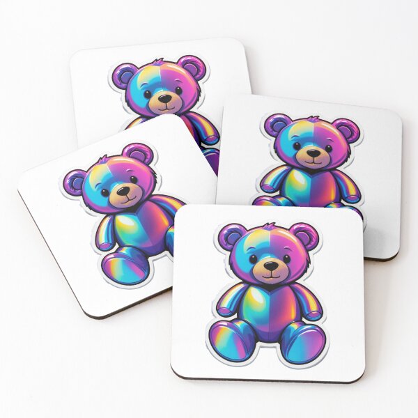 Item preview,  Colourful Teddy Bear illustration  designed and sold by ShopTwentyFour.
