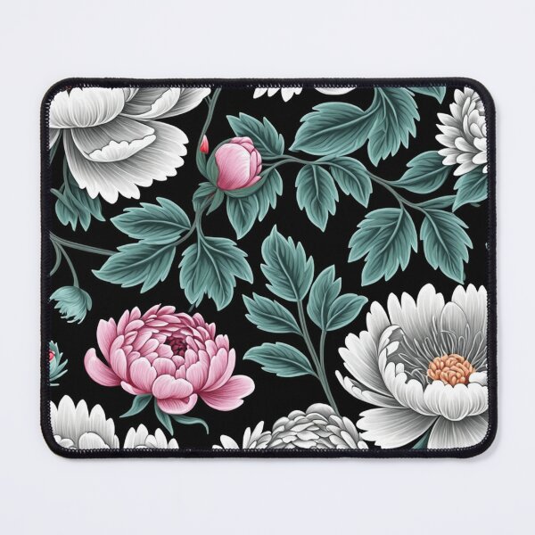 Item preview, Blossom trees with rose, peony, chrysanthemum. Jacobean embroidery style designed and sold by Giuseppe Cammino.