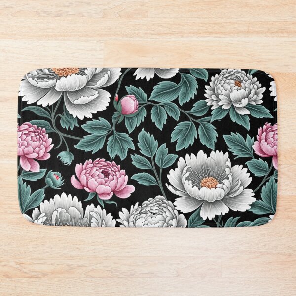 Item preview, Blossom trees with rose, peony, chrysanthemum. Jacobean embroidery style designed and sold by Giuseppe Cammino.