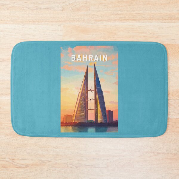 Item preview, Bahrain Illustration Travel Art Vintage designed and sold by KrisSidDesigns.