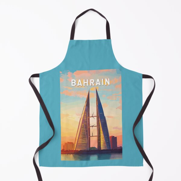 Item preview, Bahrain Illustration Travel Art Vintage designed and sold by KrisSidDesigns.