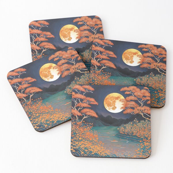 Item preview, Serene nighttime landscape designed and sold by Shjamezlaush Milicevic.