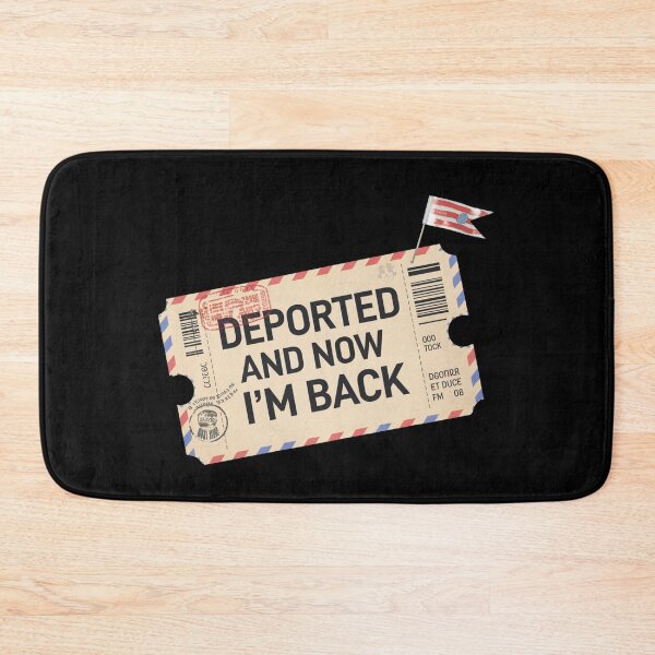 Item preview, Deported and Now I’m Back – Return Ticket Immigration Design designed and sold by Ela-graphicwiz.
