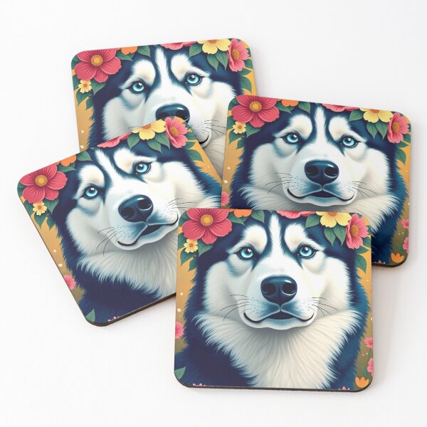 Item preview, Floral Husky designed and sold by TheHuskyHouse.