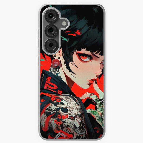 Item preview, Cyberpunk geisha girl designed and sold by KOB-DESIGN ⭐⭐⭐⭐⭐.