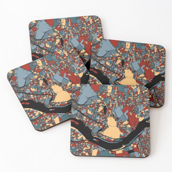 Item preview, Seoul South Korea City Map Art designed and sold by Stadify.