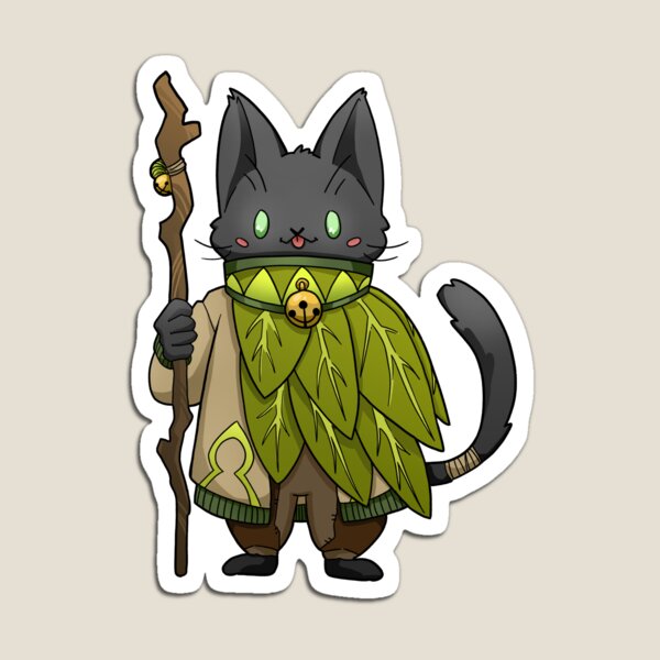 Item preview, Druide Abenteuer Katze designed and sold by LadySplitChin.