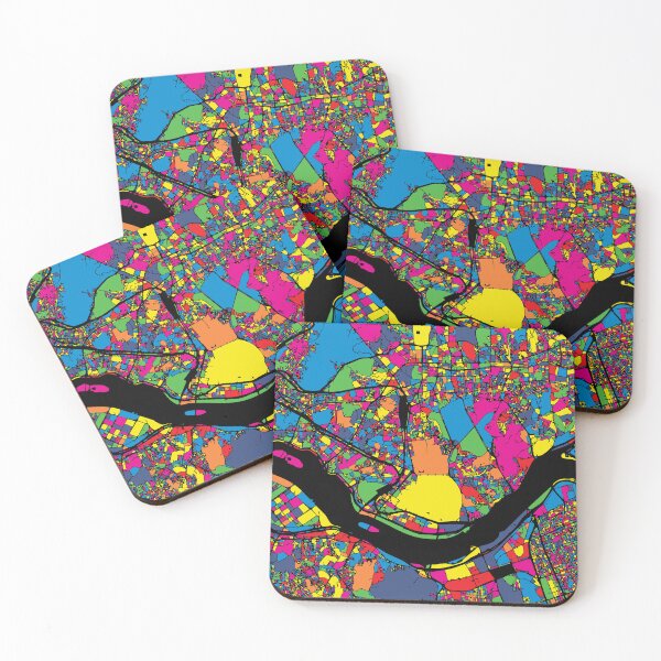 Item preview, Seoul South Korea City Map Pop Art designed and sold by Stadify.