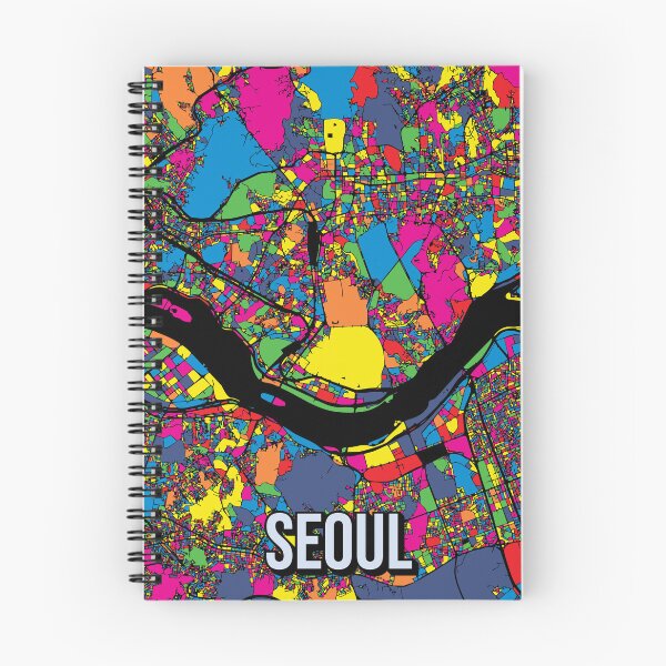 Item preview, Seoul South Korea City Map Pop Art designed and sold by Stadify.