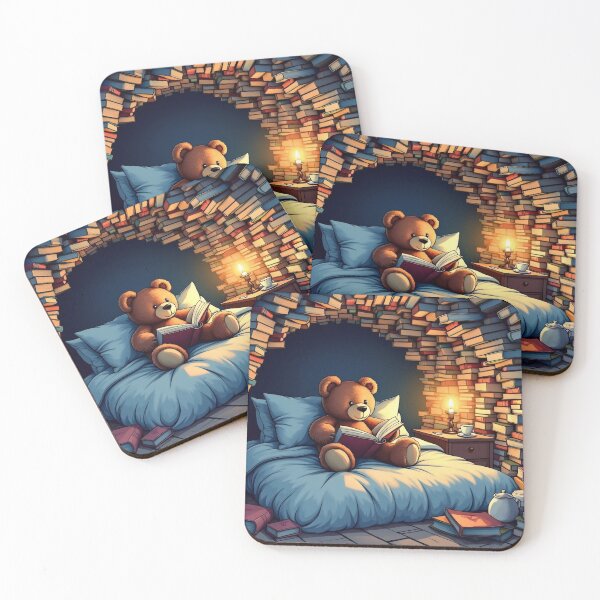 Item preview, Teddy Reading a Book designed and sold by M-Y-A-R-T-.