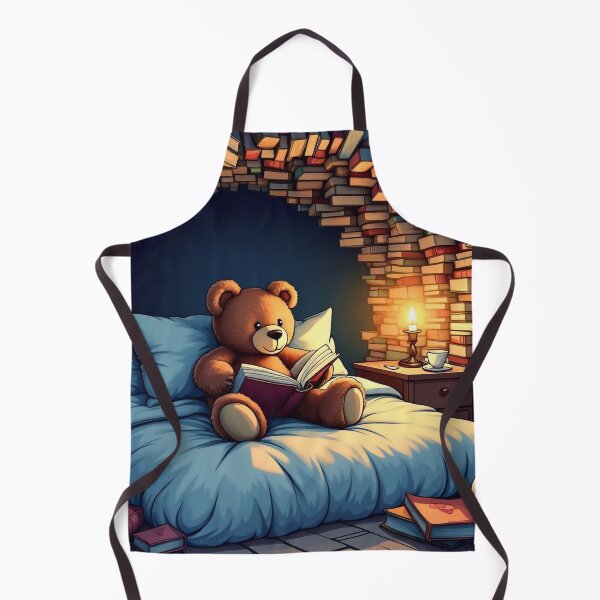 Item preview, Teddy Reading a Book designed and sold by M-Y-A-R-T-.