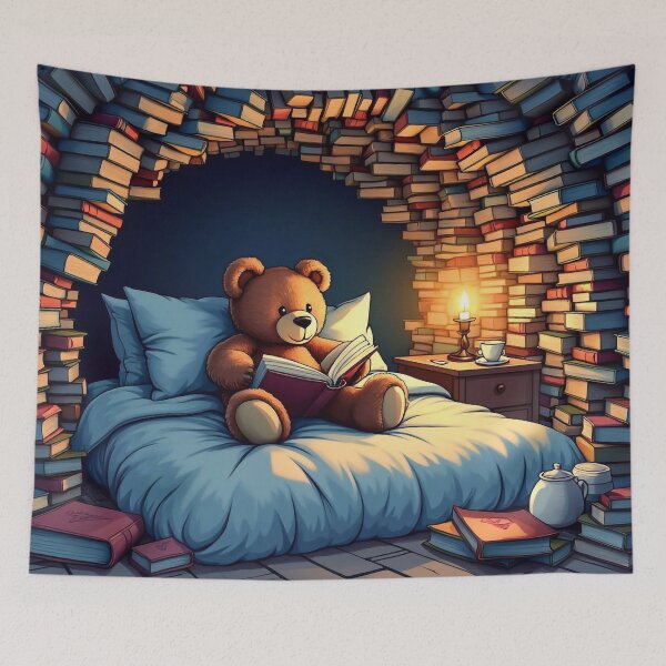 Item preview, Teddy Reading a Book designed and sold by m-y-A-I-A-R-T-.