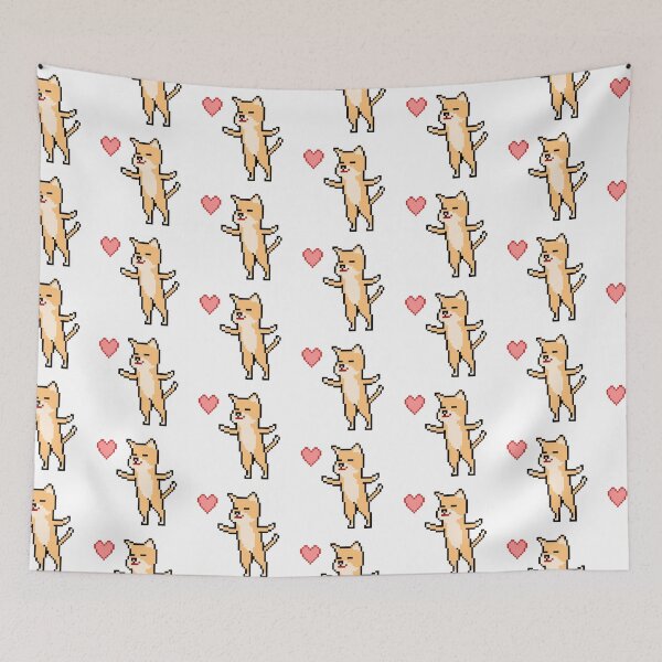 Item preview, Pixelated Shiba Inu Spreading Love designed and sold by K1llexx.