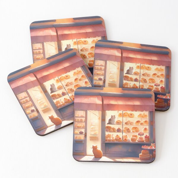 Item preview, Fat Cats Visit the Bakery designed and sold by Niko Pantele.