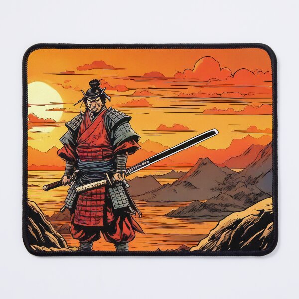 Item preview, Samurai Warrior at Sunset designed and sold by Niko Pantele.