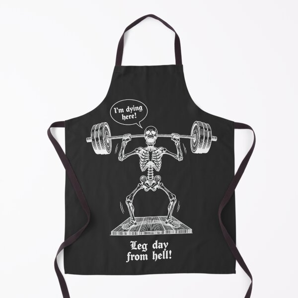 Item preview, Skeleton doing muscle training:Leg day from hell! white ver. designed and sold by FortuneWildCat.