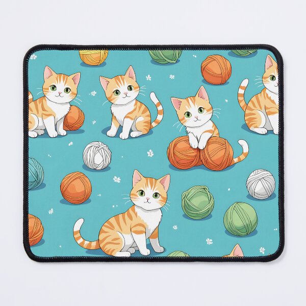 Item preview, Cat Knitting Patterned – Playful Feline Design designed and sold by ThatBBStore.