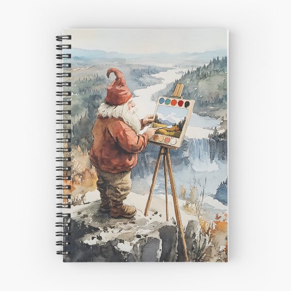 Item preview, Whimsical Painter Gnome designed and sold by bapupa.