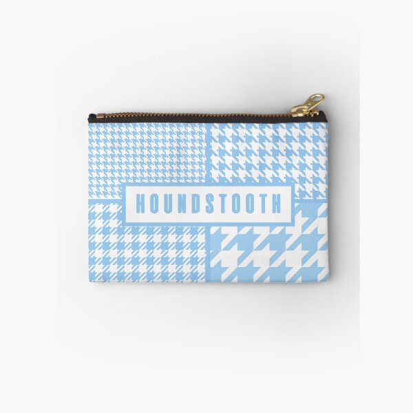 Item preview, Houndstooth, soft blue pattern designed and sold by silent-violin.