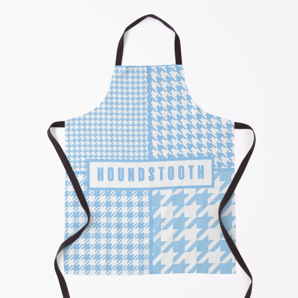 Item preview, Houndstooth, soft blue pattern designed and sold by silent-violin.