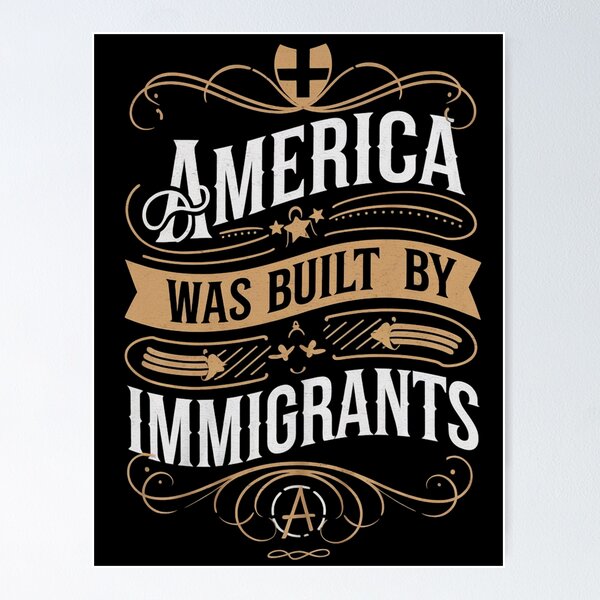 Item preview, America Was Built By Immigrants Refugee Rights designed and sold by Redgiant87x.