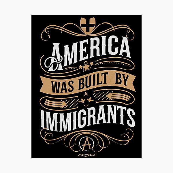 Item preview, America Was Built By Immigrants Refugee Rights designed and sold by Redgiant87x.