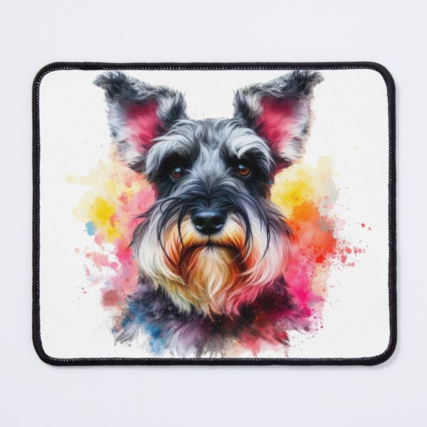 Item preview, Schnauzer Watercolor Portrait designed and sold by MaedK.