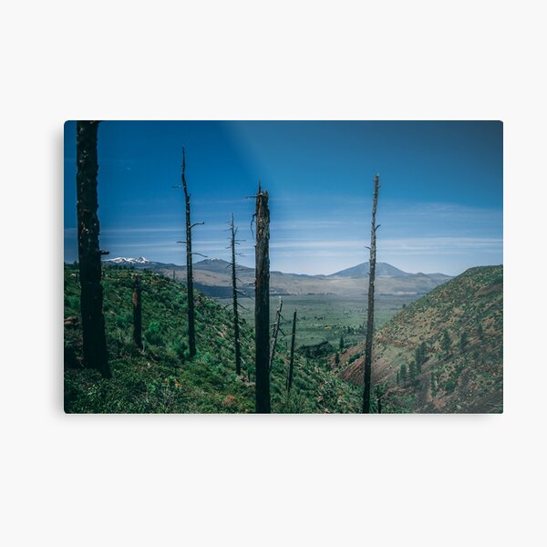 Hat Creek Rim trail - Lost Creek canyon PCT Metal Print