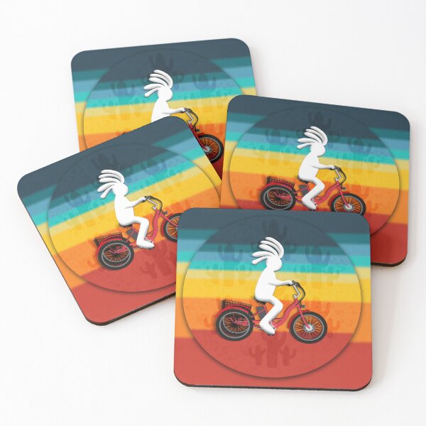 Item preview, Kokopelli on his eTrike with full background (no words). designed and sold by Wayne Young Arts.