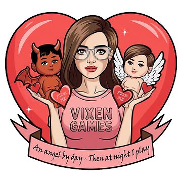 Artwork thumbnail, An angel by day Then at night I play by Vixen-Games