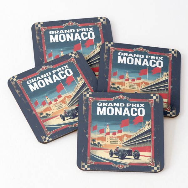Item preview, Monaco Grand Prix vintage retro poster designed and sold by ocusido.