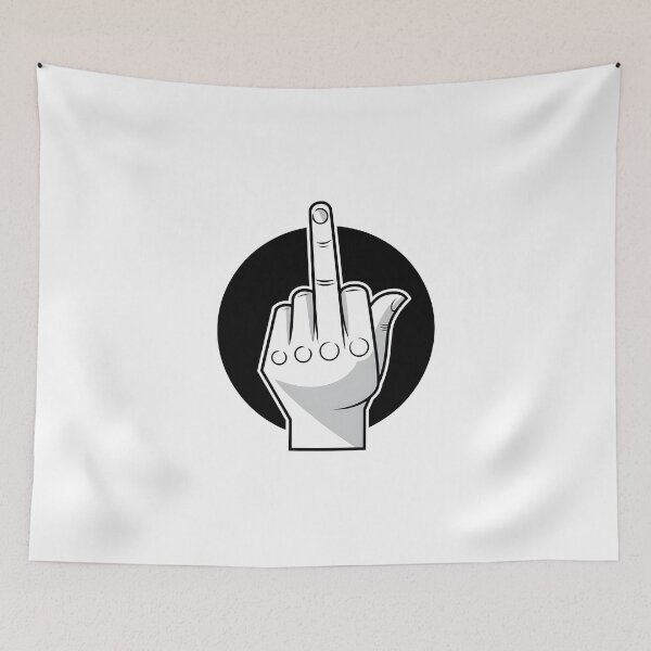 Item preview, Giving the middle finger designed and sold by Shjamezlaush Milicevic.