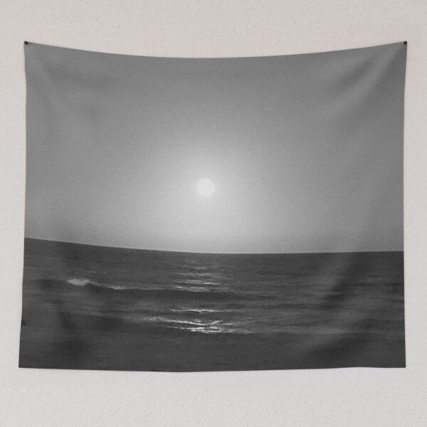 Item preview, Black and white moonrise  designed and sold by Jmb67.