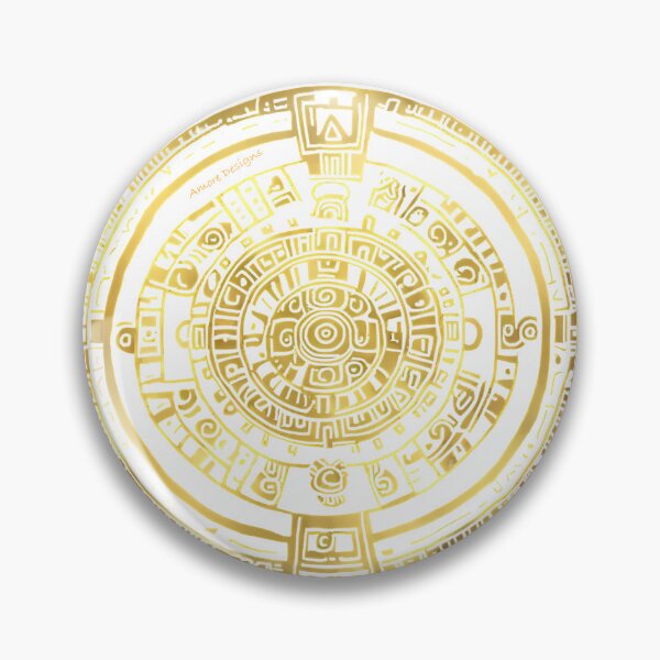 Item preview, Gold Inca Mayan Square Calendar  designed and sold by AmoreDesignsUK.