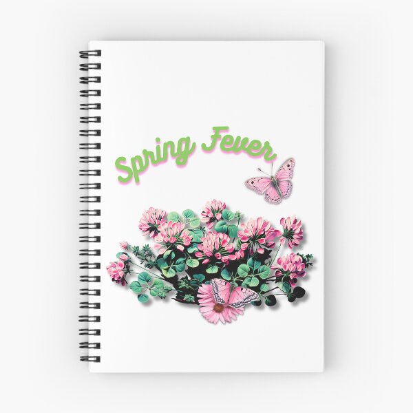Item preview, Spring Fever Cute Fantasy Cloverish Surreal Botanical Pink Floral   designed and sold by Vicki Noble Art.