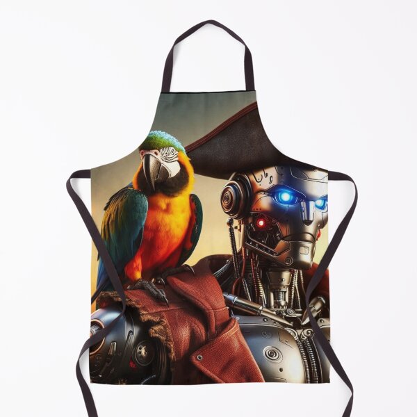 Item preview, pirate robot and cute robot designed and sold by Dogandesighn.