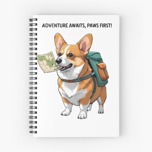 Item preview, Adventure Awaits Corgi Hiking Corgi Adventure Corgi Explorer designed and sold by Furry Paw  Prints.