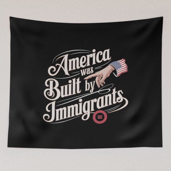 Item preview, America Was Built By Immigrants Refugee Rights designed and sold by Redgiant87x.