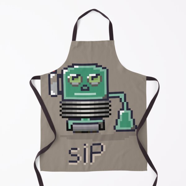 Item preview, Cute Vacuum Sip Robot designed and sold by pxlrobot.