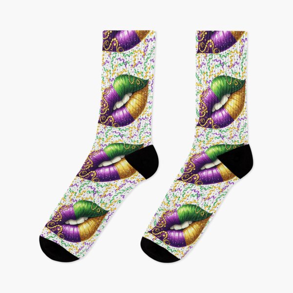 Item preview, Mardi Gras Glam Glitter Lips designed and sold by Margival.