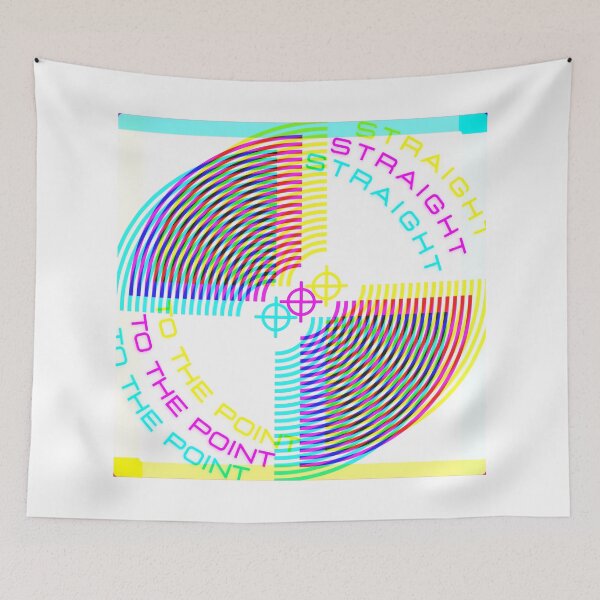 Item preview, Straight to the point, trippy effect, vivid viewfinder logo-style artwork designed and sold by silent-violin.