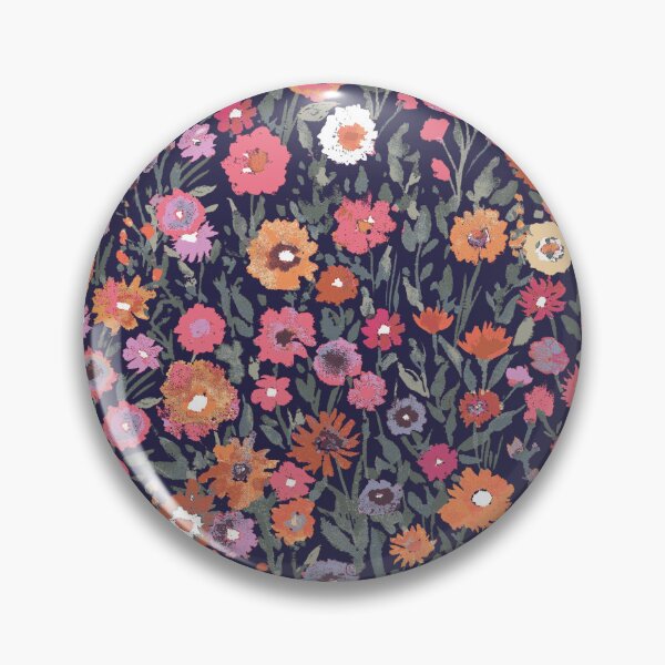 Item preview, Golden prairie Watercolour floral in dark background designed and sold by Katarina Roccella.