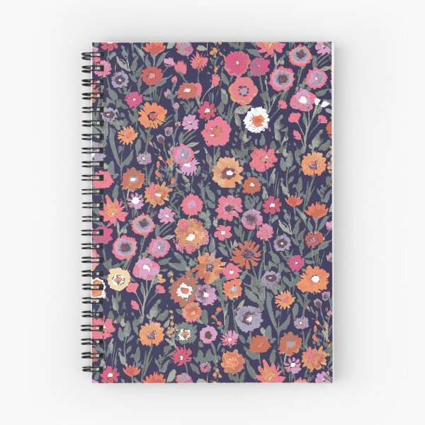 Item preview, Golden prairie Watercolour floral in dark background designed and sold by Katarina Roccella.
