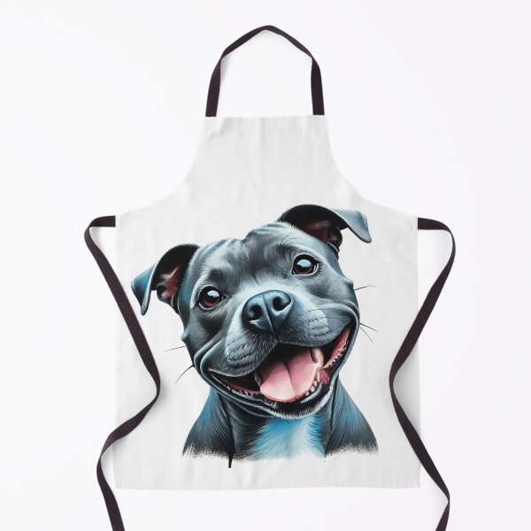 Item preview, Blue Staffy Portrait designed and sold by MaedK.