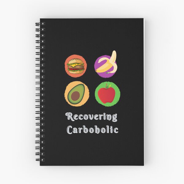 Item preview, Recovering Carboholic – Hamburger Banana Avocado Food Humor designed and sold by Zakrytos ★★★★★.